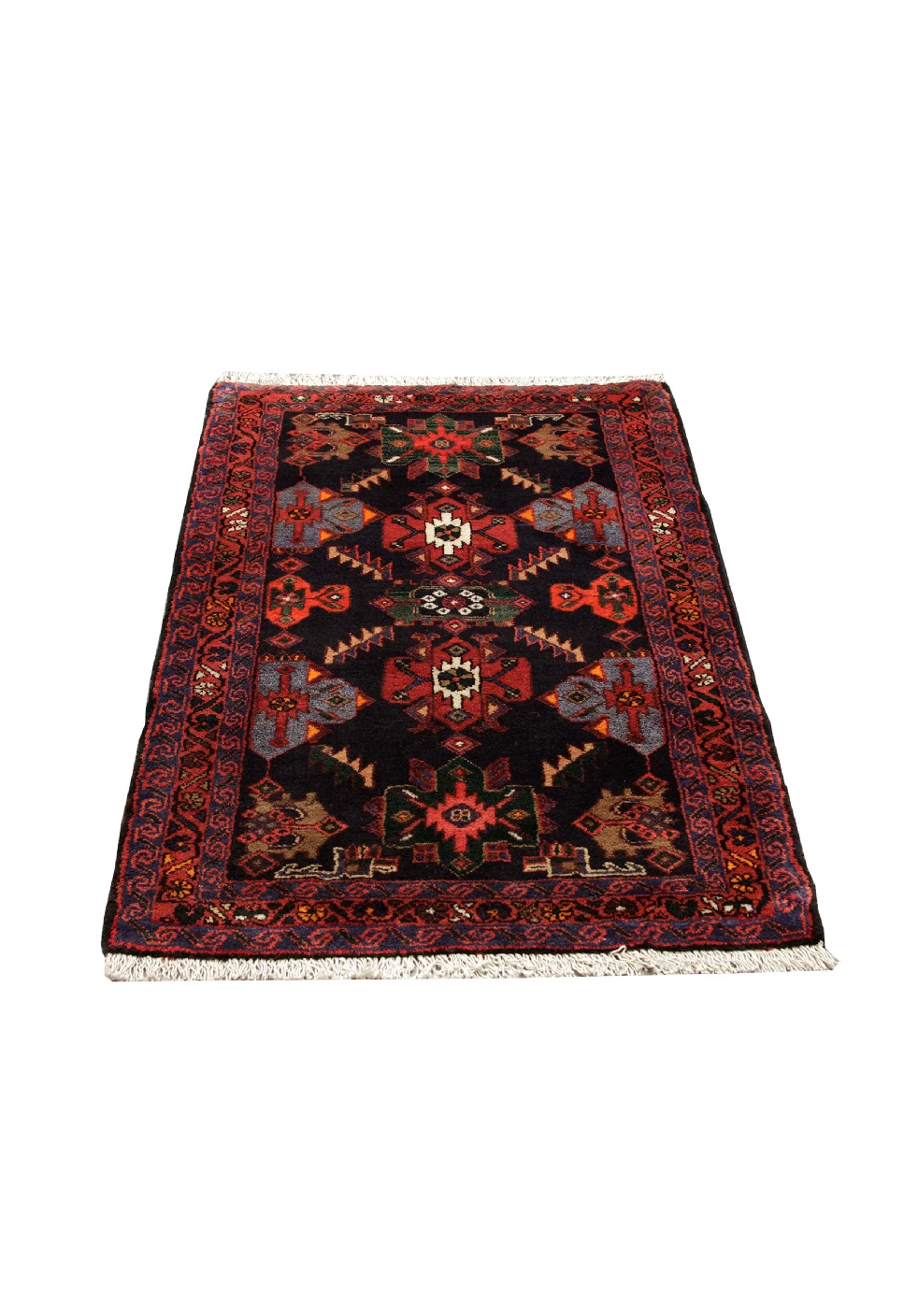Handmade Persian Shahsavan Wool Area Rug 22665